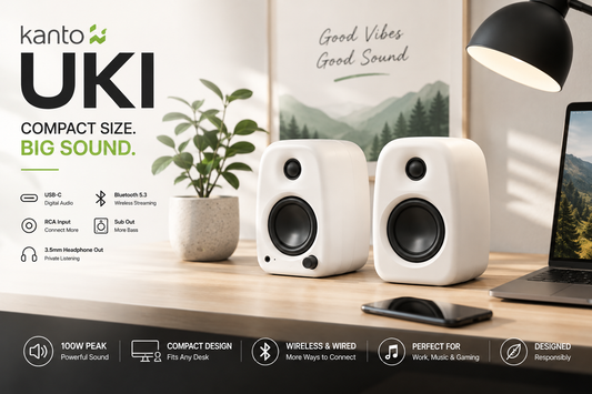 Kanto UKI: Compact Desktop Speakers Designed for Everyday Listening