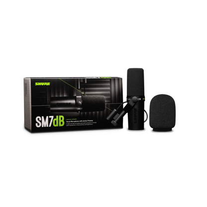 Shure SM7dB Mic – Classic Sound with Built-In Preamp Gain – ConnectIT Shure SM7dB Mic – Classic Sound with Built-In Preamp Gain – ConnectIT