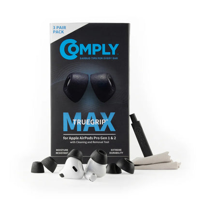 TrueGrip MAX-Airpods Pro 2.0 (3 Pairs, Medium Size)