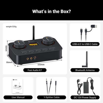 K7 Desktop DAC & Headphone Amp