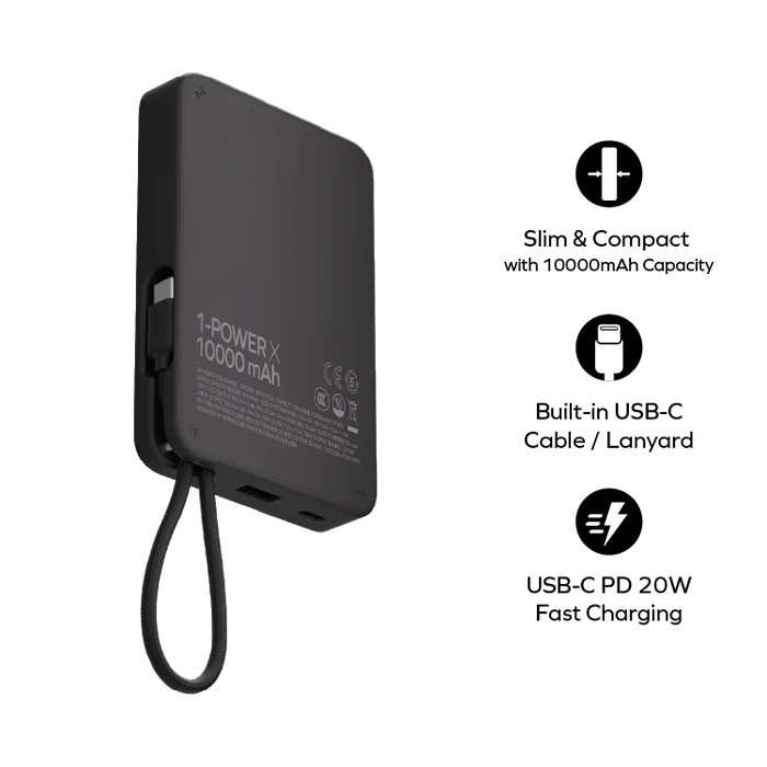 MOMAX 1-Power X Pro 5000mAh Magnetic Power Bank
