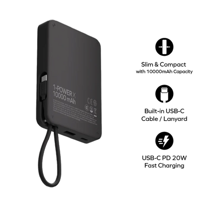 MOMAX 1-Power X Pro 5000mAh Magnetic Power Bank