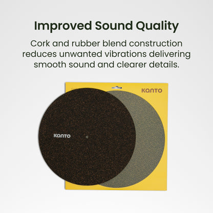 TT-CRM Cork & Rubber Turntable Mat
