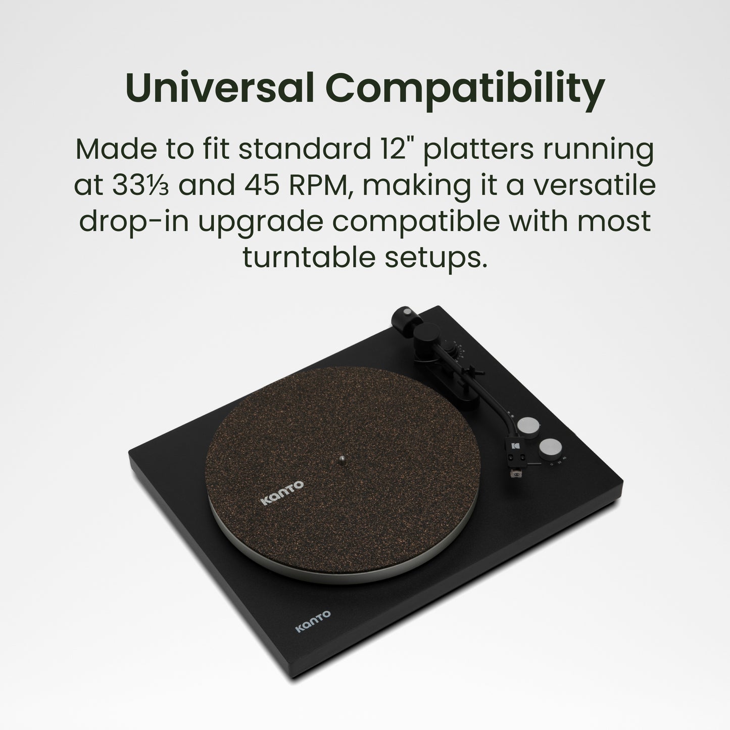 TT-CRM Cork & Rubber Turntable Mat
