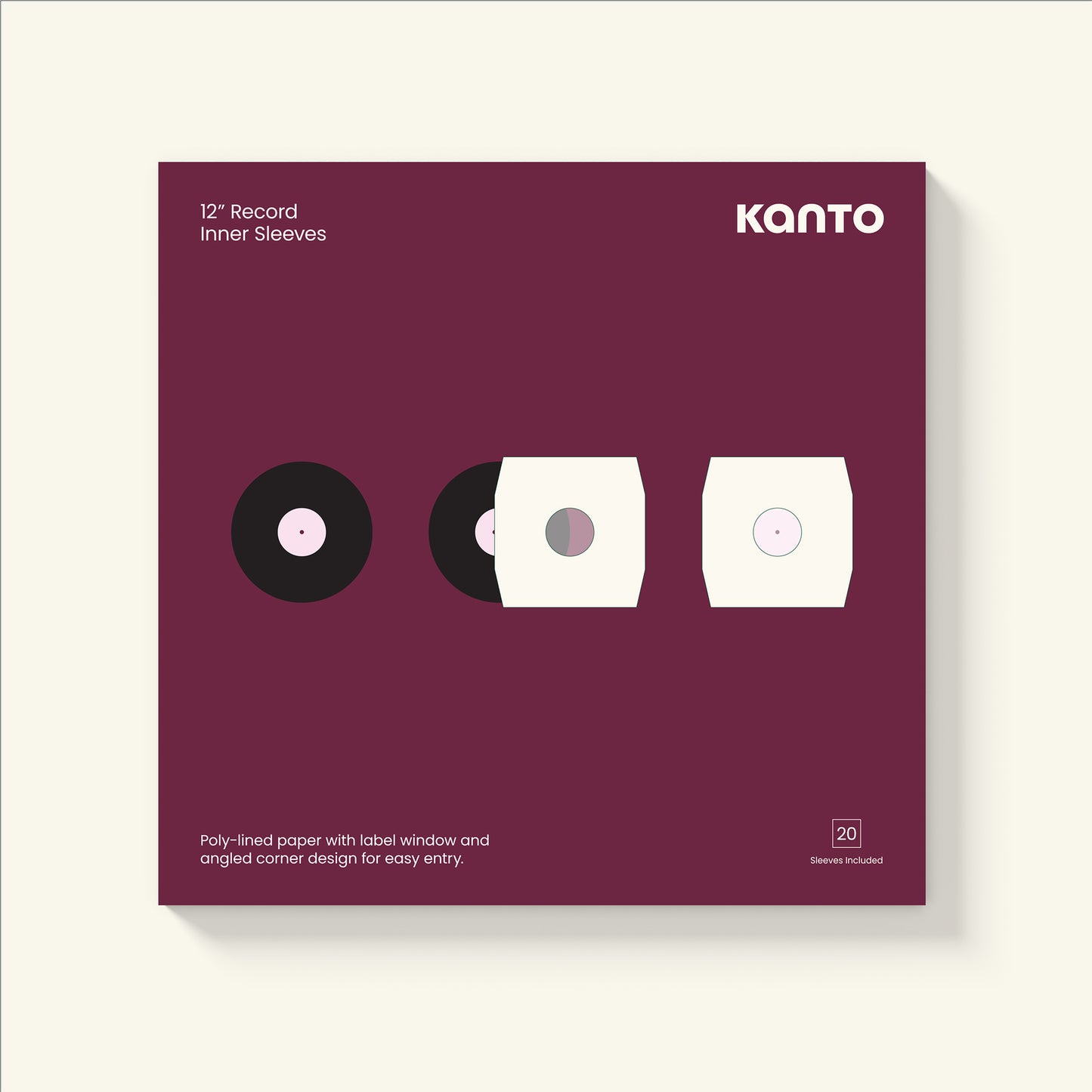 TT-IS20 Poly-Lined Vinyl Inner Sleeves – 20 Pack