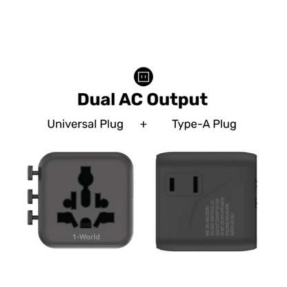 MOMAX 1-World Universal Travel Adapter