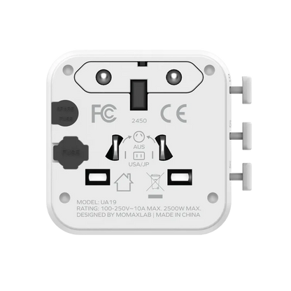 MOMAX 1-World Universal Travel Adapter