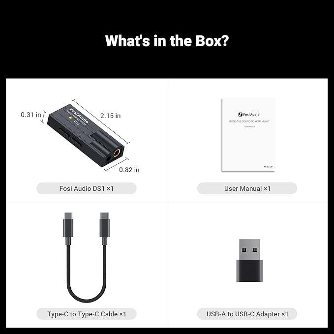 DS1 USB DAC Headphone Amp