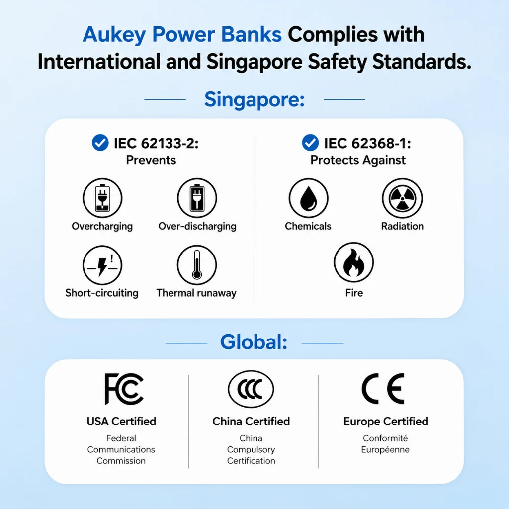 Aukey PB-MS20 10000mAh 15W Wireless Power Bank