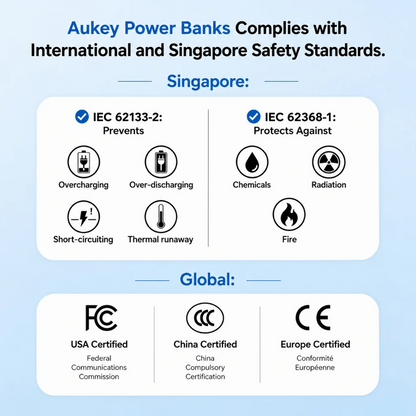 Aukey PB-MS20 10000mAh 15W Wireless Power Bank