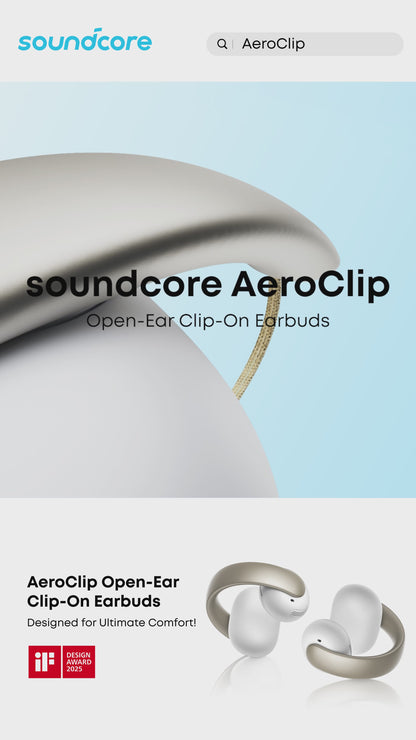 AeroClip Open - Clip On Earbuds